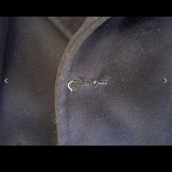 Vtg US Navy Vietnam Nam Era Dated 1963 Men's Black Wool Pea Coat Jacket Size 40 - Picture 4 of 8